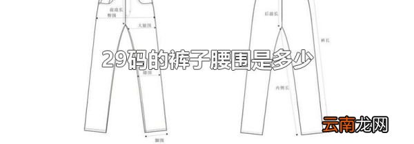 29码的裤子腰围是多少