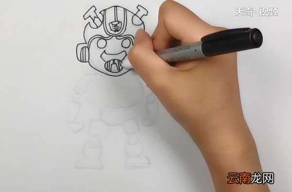 变形金刚简笔画