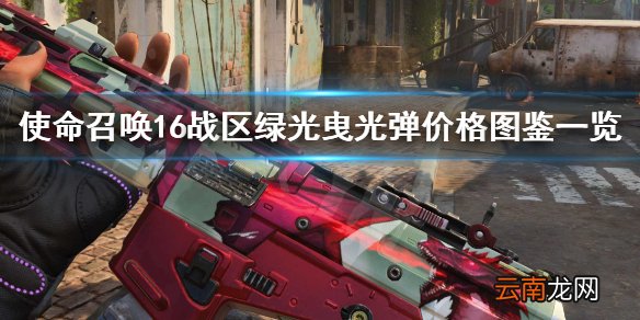 使命召唤16战区绿光曳光弹多少钱 绿光曳光弹价格图鉴一览