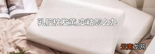 乳胶枕发黄,变粘怎么办