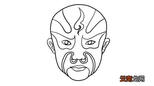 京剧脸谱简笔画 京剧脸谱简笔画怎么画
