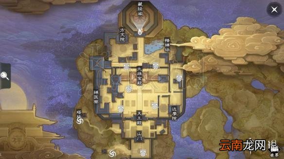 楚留香武当玉虚宫在哪 3月14日坐观万象打坐修炼地点坐标