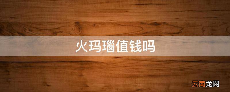 火玛瑙值钱吗