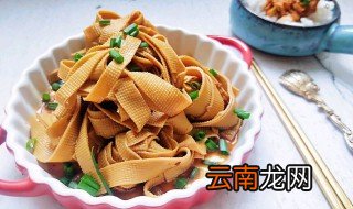 卤豆皮的做法 卤豆皮怎么做