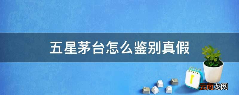 五星茅台怎么鉴别真假