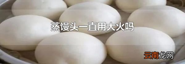 蒸馒头一直用大火吗
