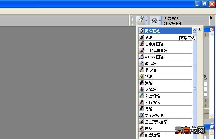 painter中使用丙烯画笔绘画水彩画具体操作方法