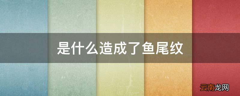 是什么造成了鱼尾纹
