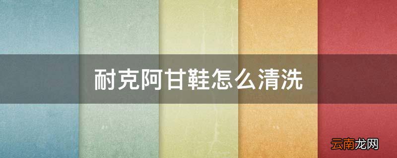 耐克阿甘鞋怎么清洗