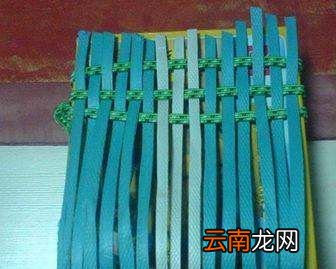 包装带怎样编篮子，塑料编织篮子教程手提