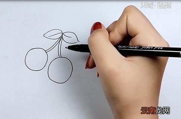 樱桃简笔画