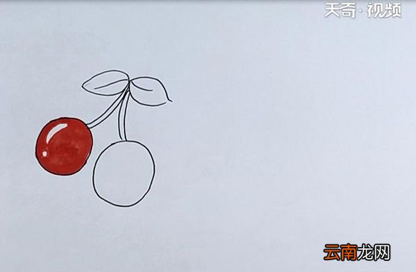 樱桃简笔画