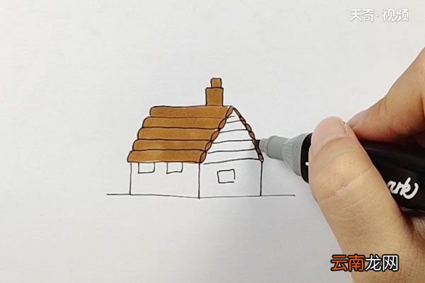木屋简笔画