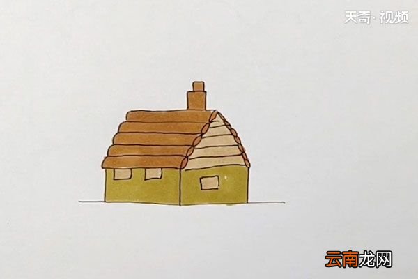 木屋简笔画