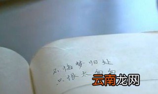 不悔梦归处全诗的意思 不悔梦归处全诗的翻译