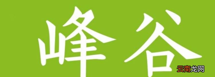峰谷是什么意思,电表上的谷和峰是什么意思