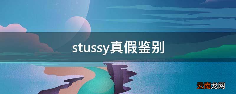 stussy真假鉴别