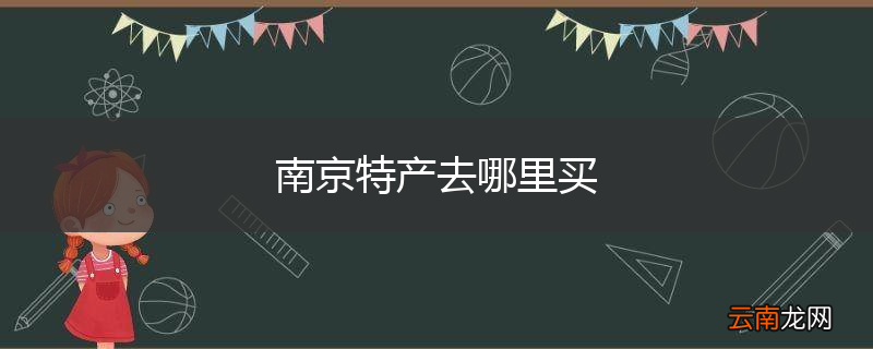 南京特产去哪里买