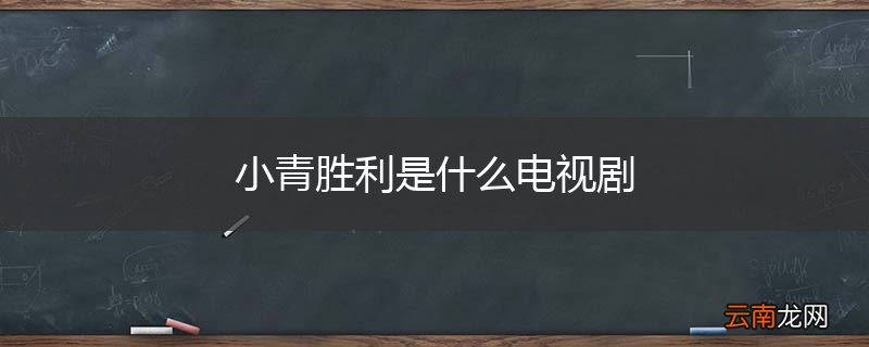 小青胜利是什么电视剧