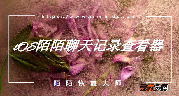 iOS陌陌聊天记录查看器：如何恢复误删的陌陌聊天记录