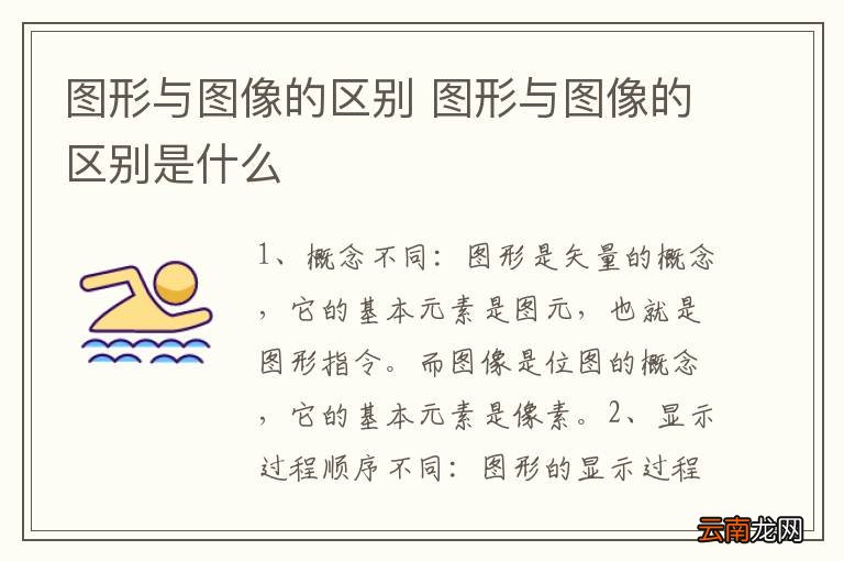 图形与图像的区别 图形与图像的区别是什么