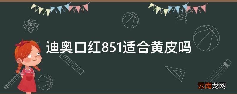 迪奥口红851适合黄皮吗