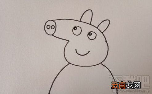 小猪佩奇简笔画教程 你也可以画出小猪佩奇