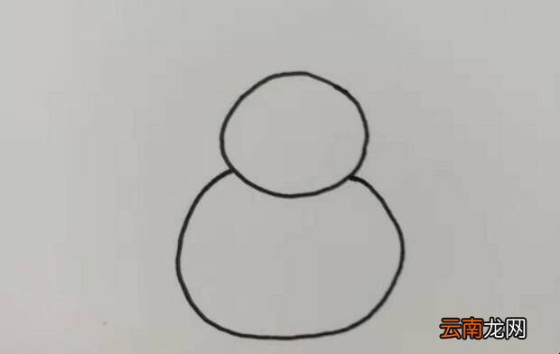 雪人简笔画怎么画