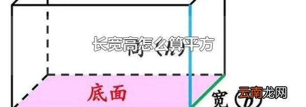 长宽高怎么算平方