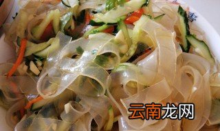 粉皮怎么凉拌好吃 粉皮凉拌做法