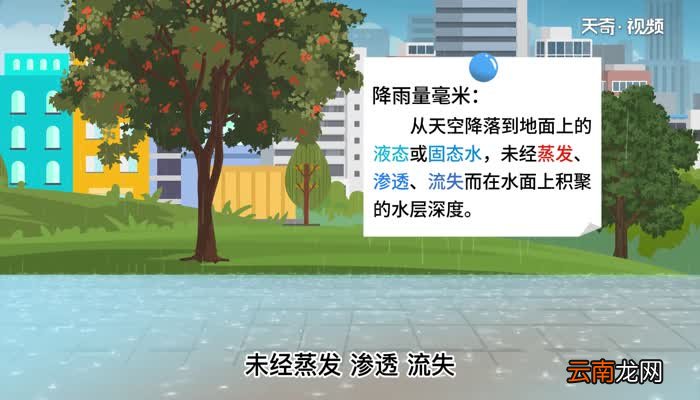 降水量毫米是什么意思 降水量毫米的意思