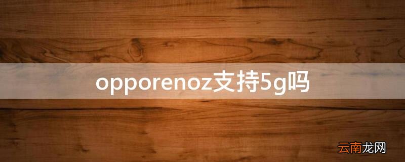 opporenoz支持5g吗