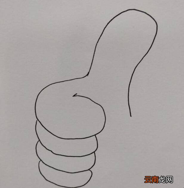大拇指儿童简笔画法是什么
