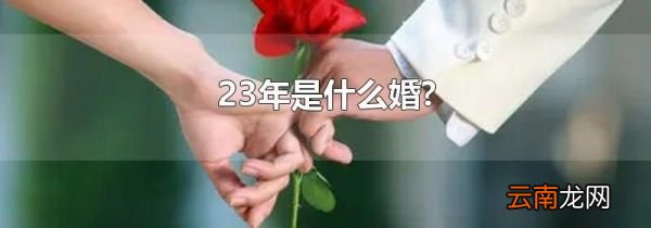 23年是什么婚?