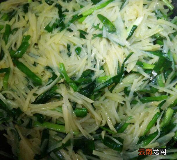 土豆丝韭菜怎么炒