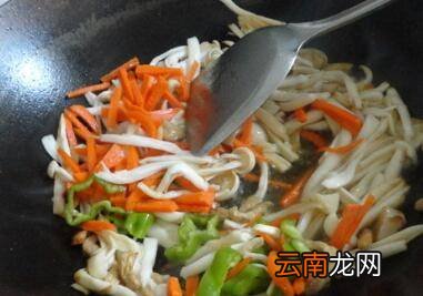 肉炒海鲜菇怎么做好吃
