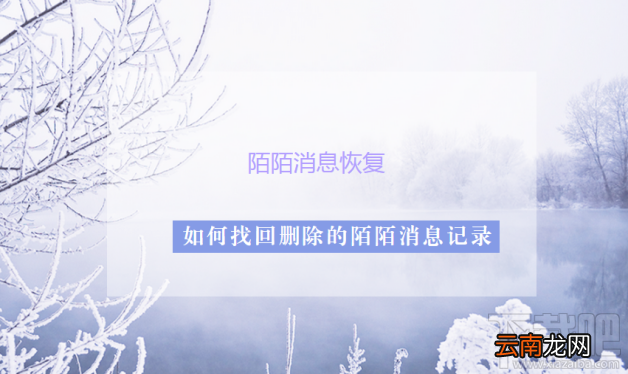 陌陌消息恢复教程：如何找回删除的陌陌消息记录？