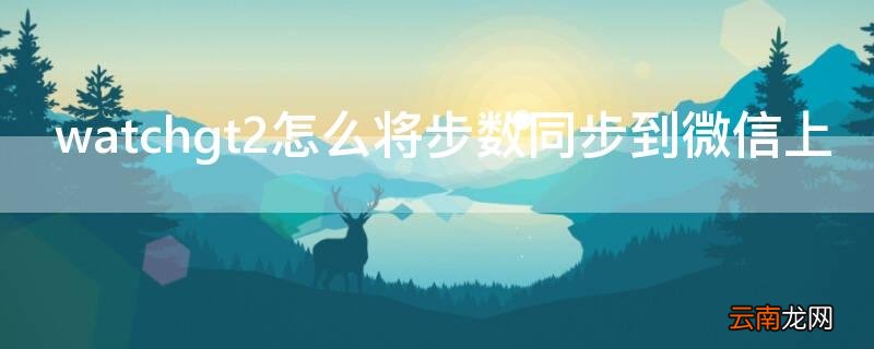 watch能同步微信步数吗 watchgt2怎么将步数同步到微信上