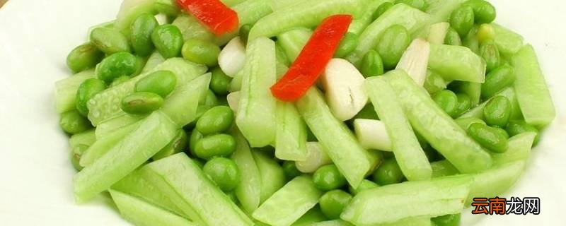 丝瓜炒毛豆怎么炒
