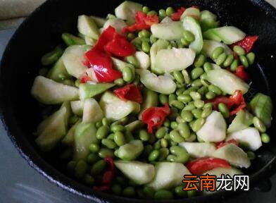 丝瓜炒毛豆怎么炒