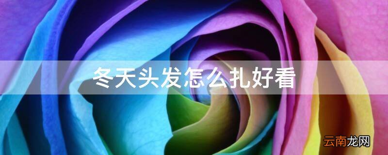 冬天头发怎么扎好看