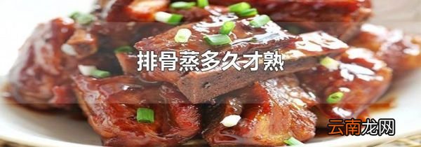 排骨蒸多久才熟
