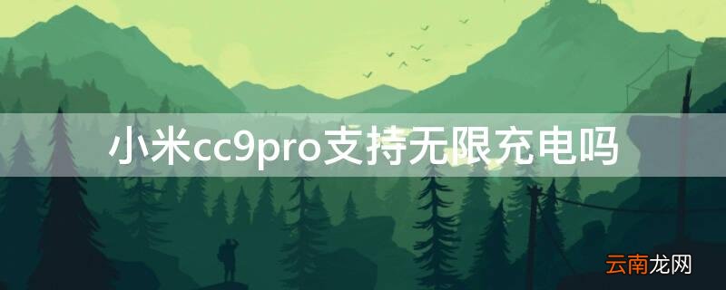小米ccp9pro无线充电 小米cc9pro支持无限充电吗