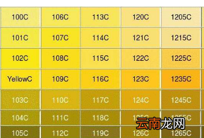 黄色的种类有多少色，黄色都有哪些颜色叫法