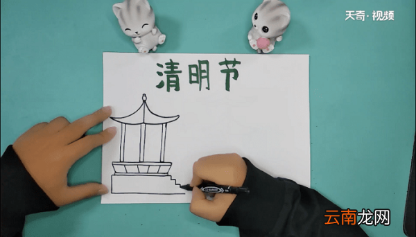 2020年清明节手抄报 2020年清明节画报