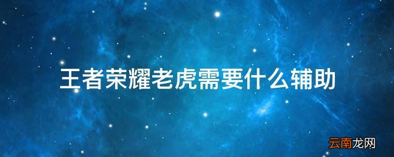 王者荣耀老虎需要什么辅助