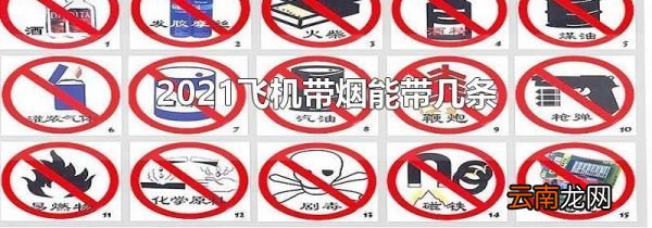 2021飞机带烟能带几条