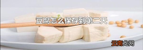 豆腐怎么保存到第二天