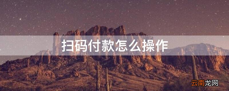 扫码付款怎么操作 支付宝坐公交车扫码付款怎么操作