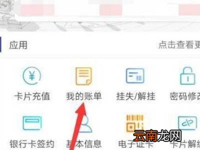 学生饭卡怎样查账单明细